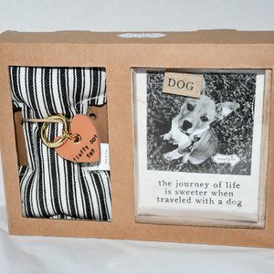 Mud Pie Muddy Paws Dog Frame Gift Set  #748100GFT NWT